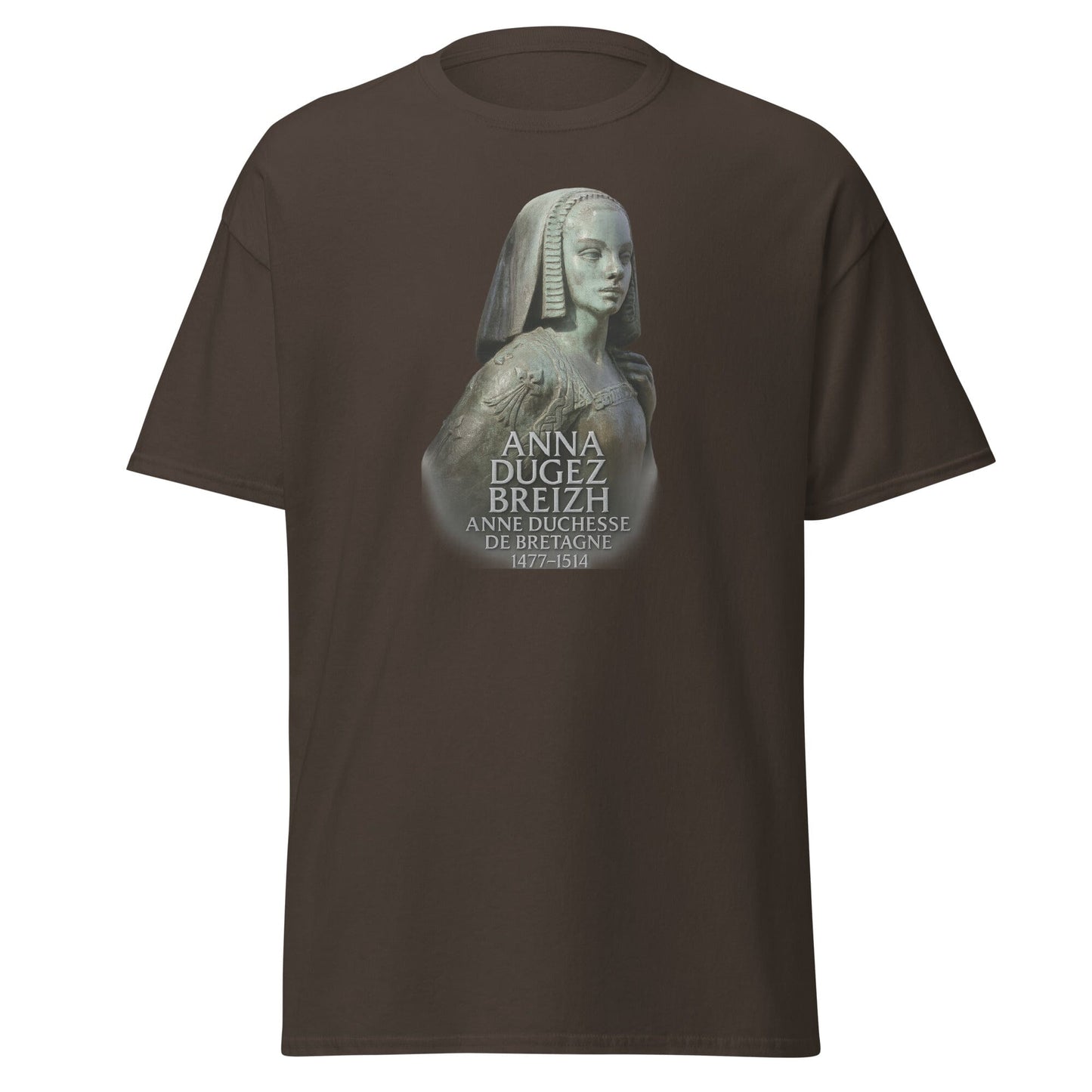 T-shirt Anne de Bretagne t-shirt Bevet Breizh Chocolat Noir S