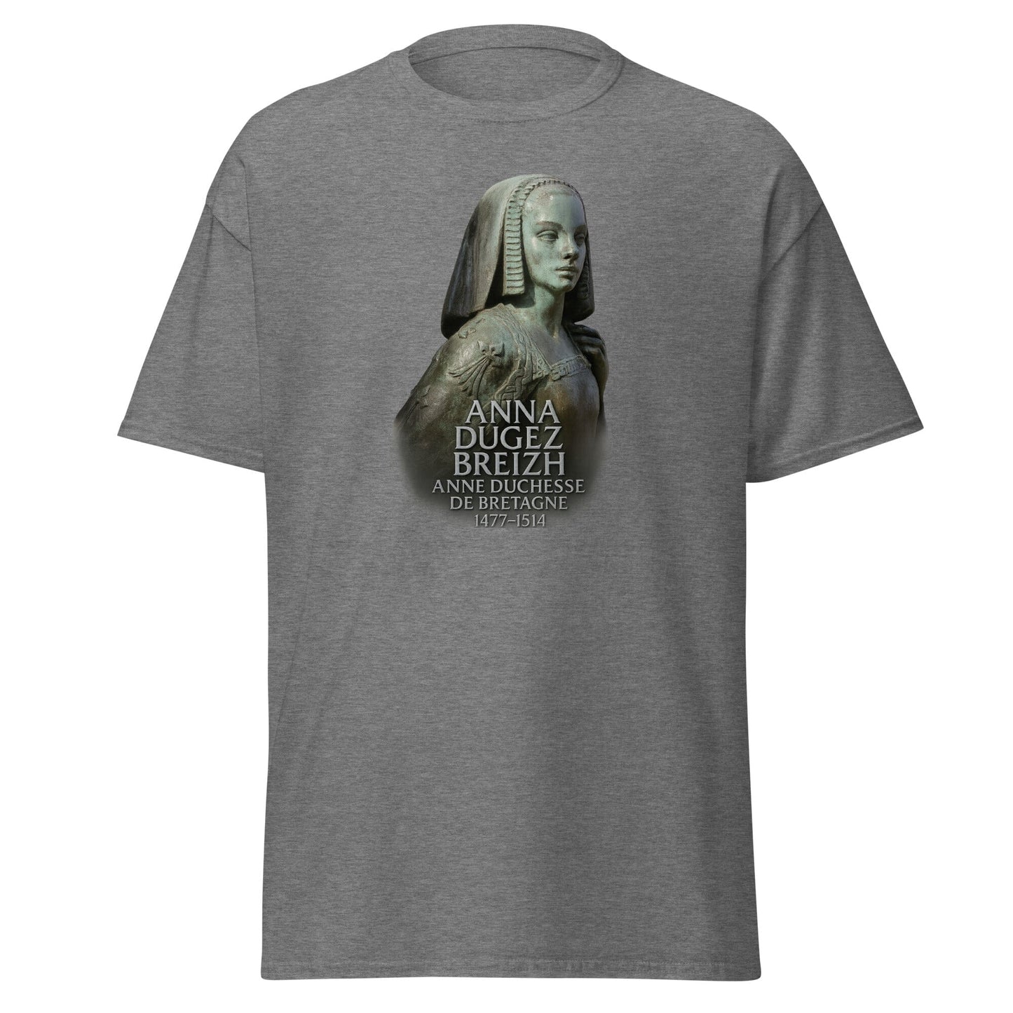 T-shirt Anne de Bretagne t-shirt Bevet Breizh Graphite Heather S