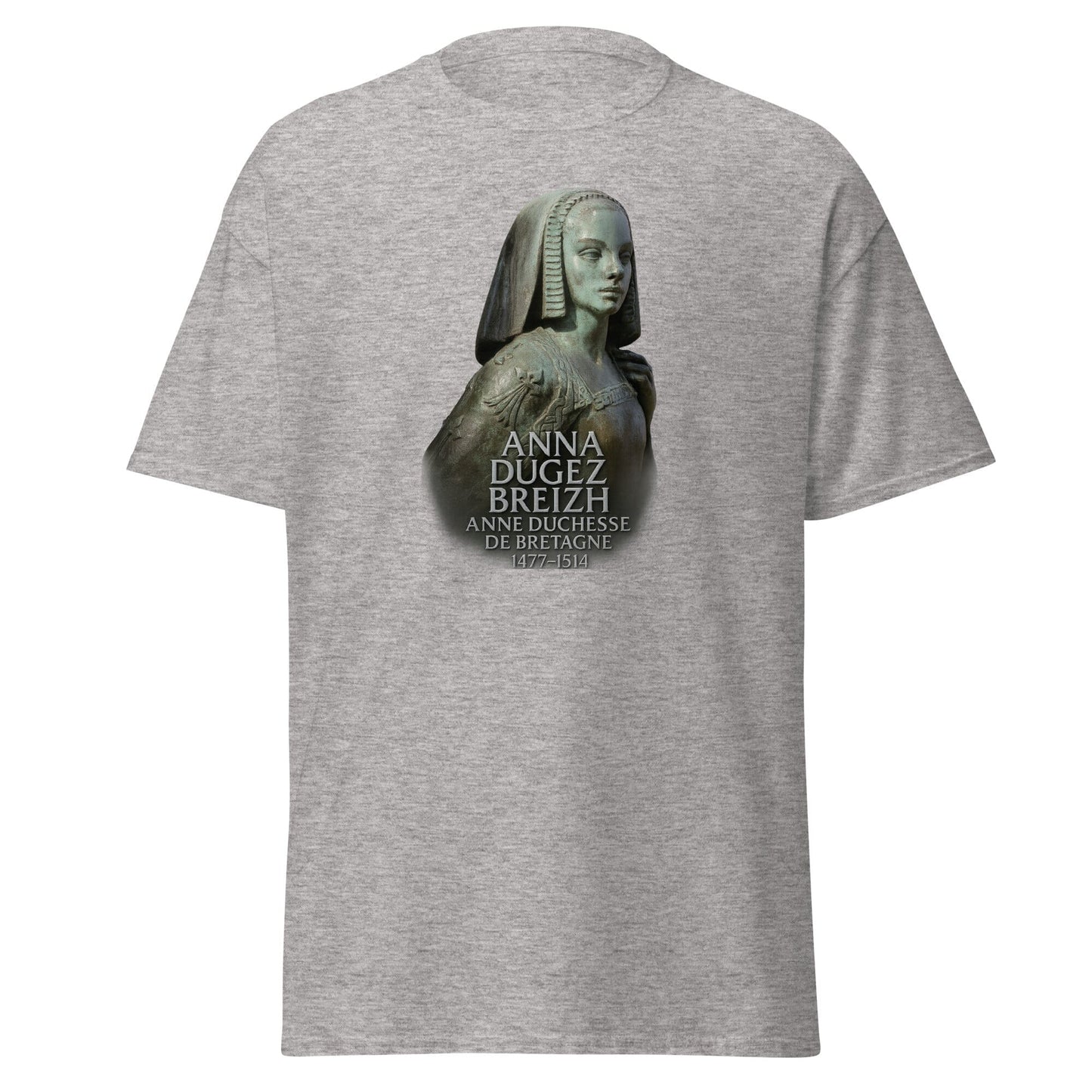 T-shirt Anne de Bretagne t-shirt Bevet Breizh Gris Sport S