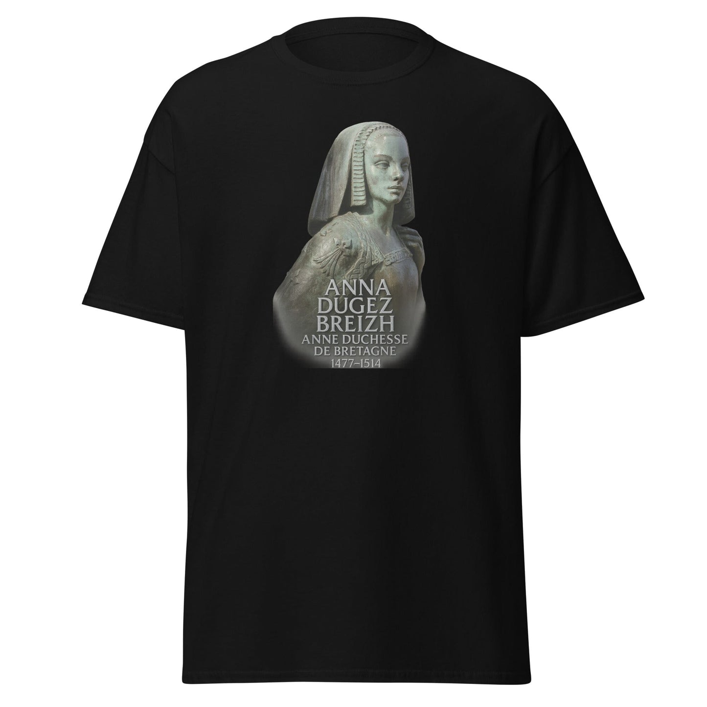 T-shirt Anne de Bretagne t-shirt Bevet Breizh Noir S