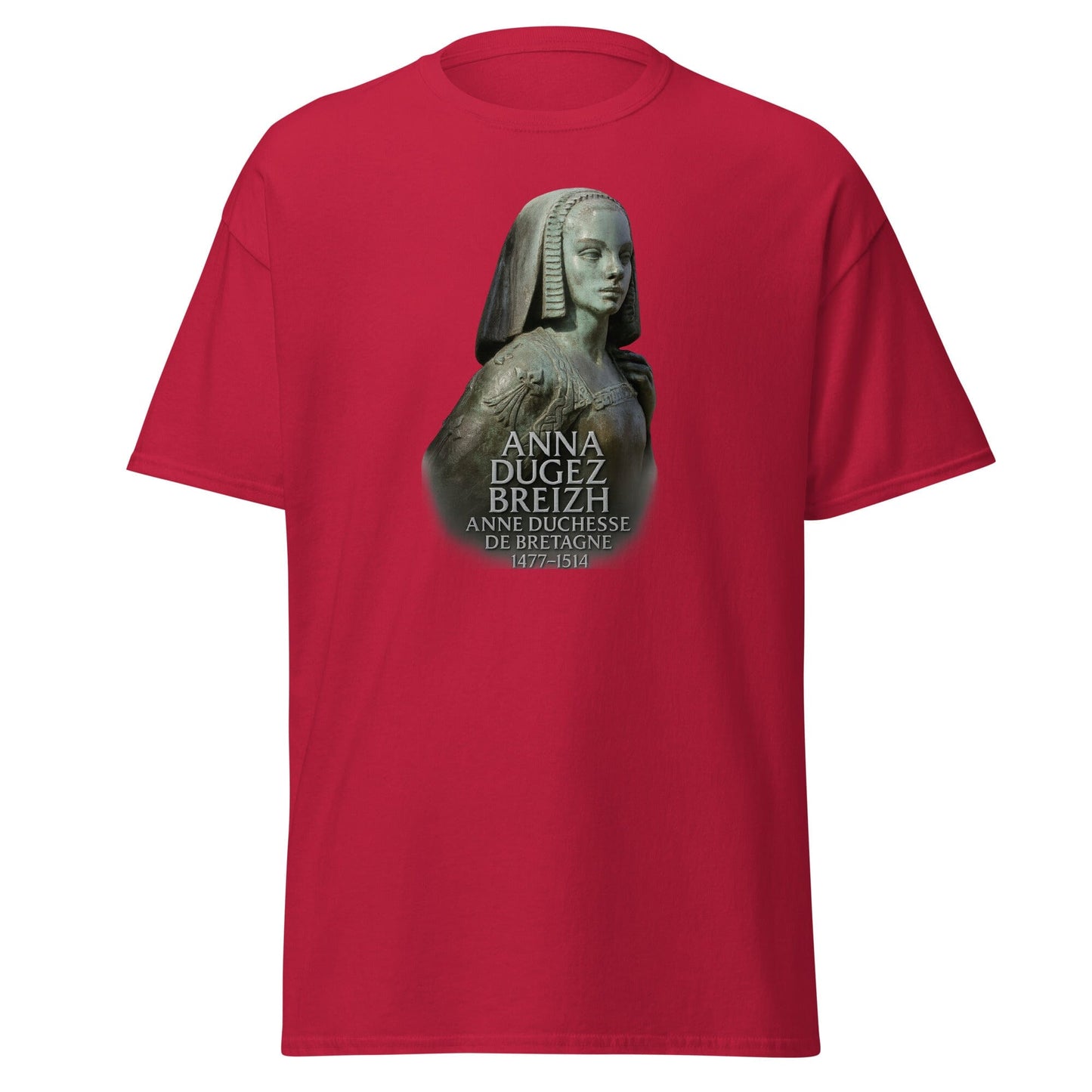 T-shirt Anne de Bretagne t-shirt Bevet Breizh Rouge cardinal S