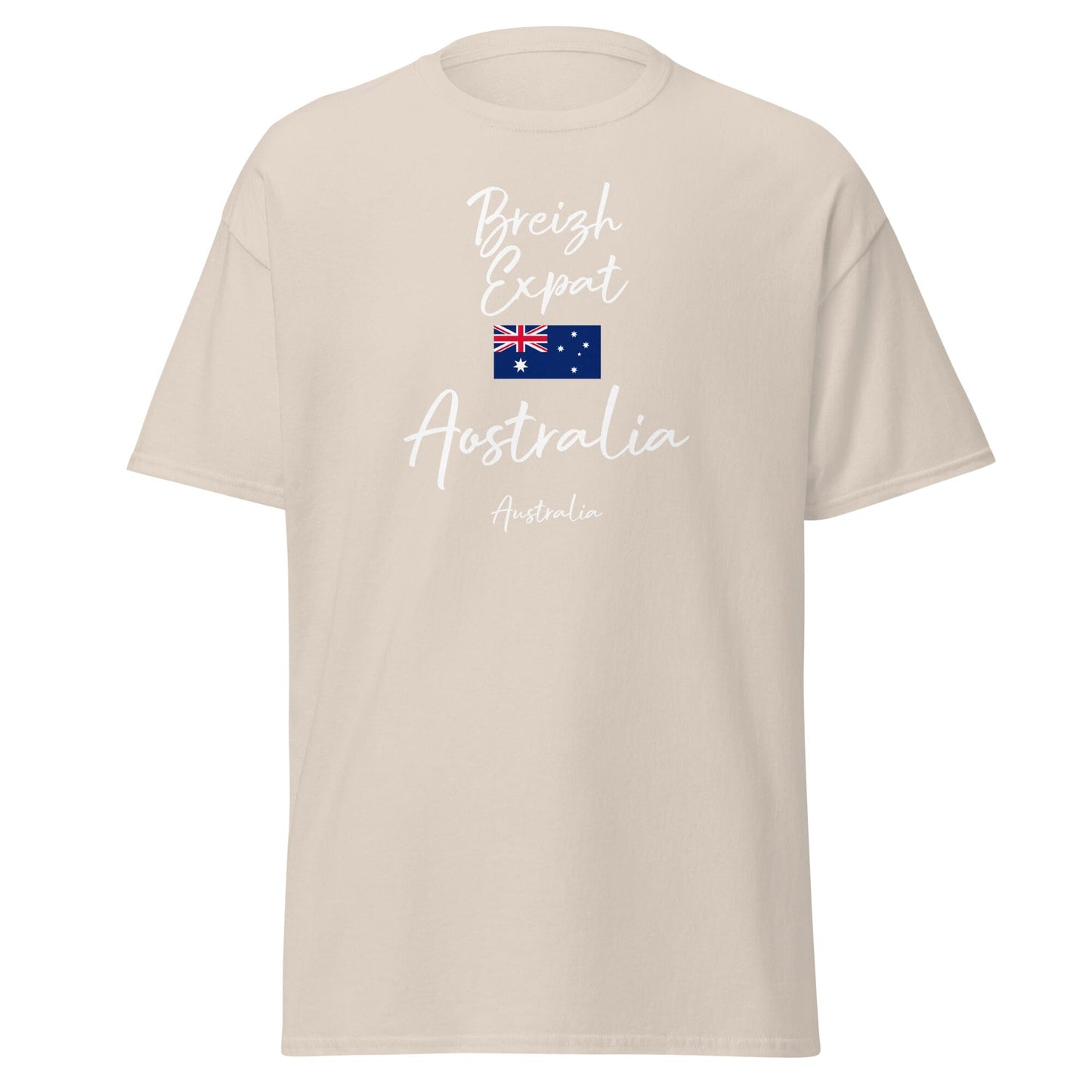 T-shirt Breizh Expat Bretons d'Australie t-shirt Bevet Breizh Beige clair S