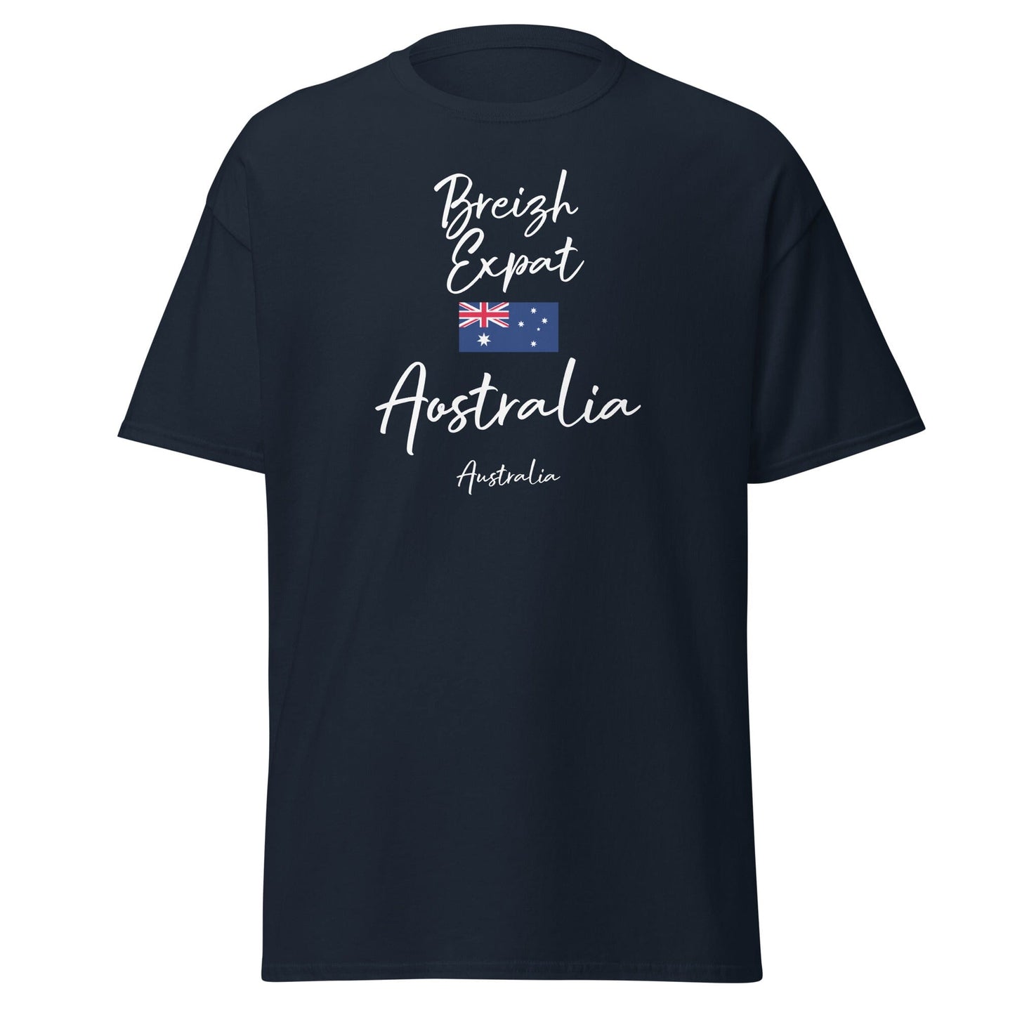 T-shirt Breizh Expat Bretons d'Australie t-shirt Bevet Breizh Bleu Marine S