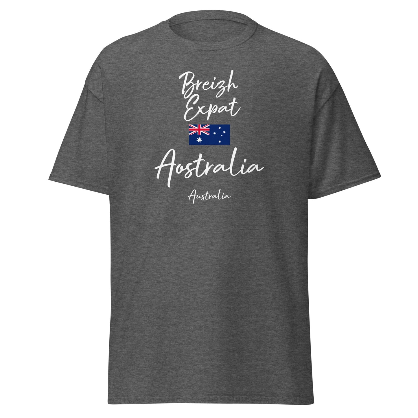 T-shirt Breizh Expat Bretons d'Australie t-shirt Bevet Breizh Gris Foncé Chiné S