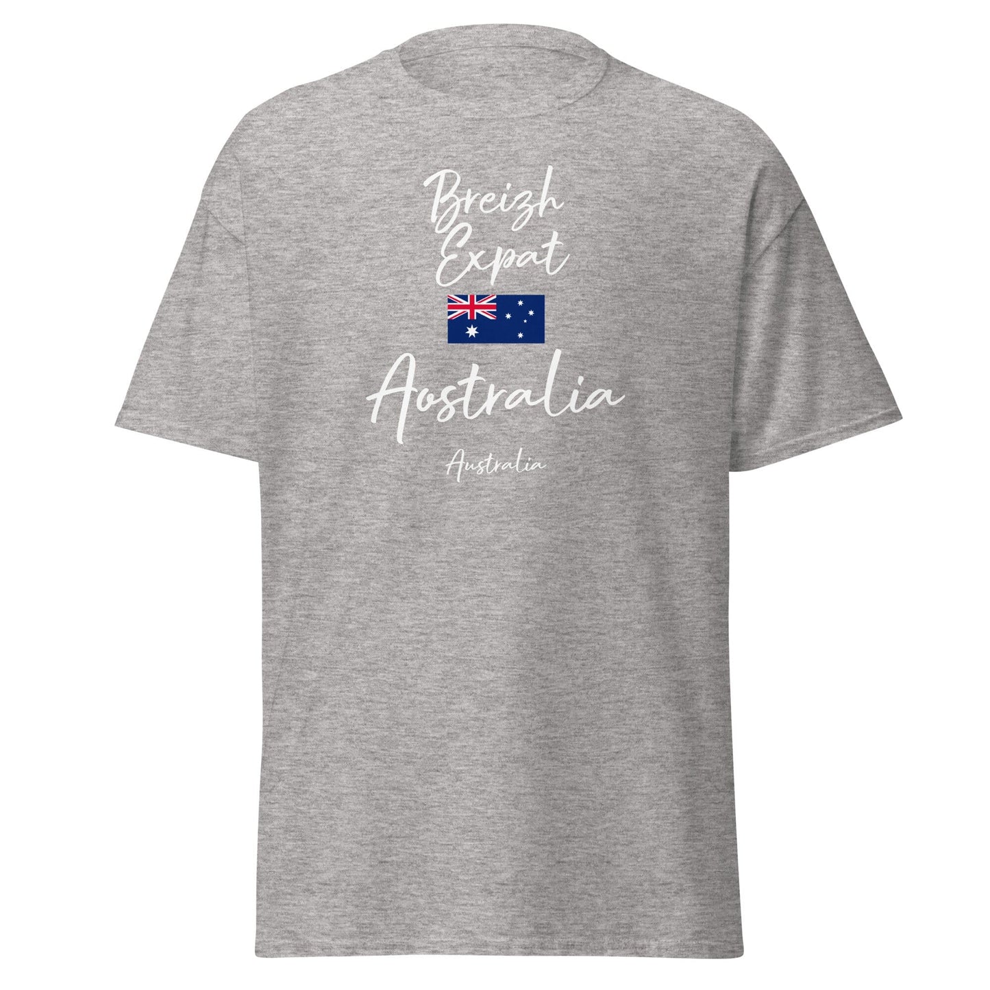 T-shirt Breizh Expat Bretons d'Australie t-shirt Bevet Breizh Gris Sport S