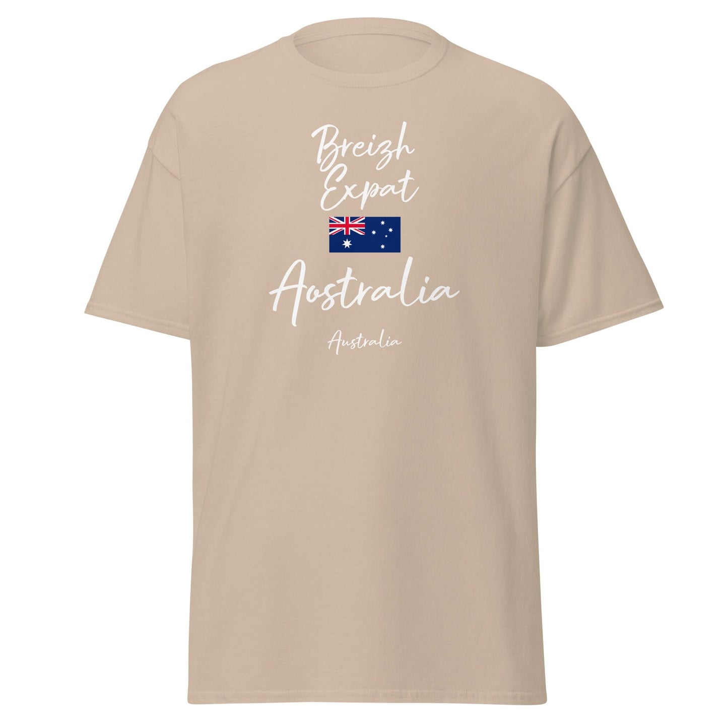 T-shirt Breizh Expat Bretons d'Australie t-shirt Bevet Breizh Sable S
