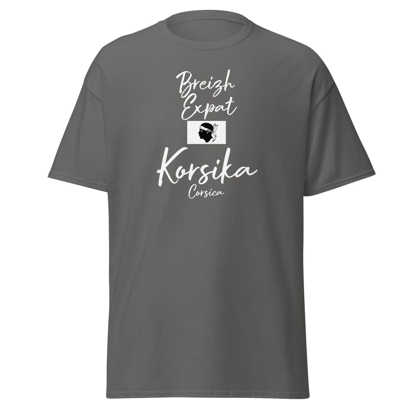 T-shirt Breizh Expat Bretons de Corse t-shirt Bevet Breizh Anthracite S