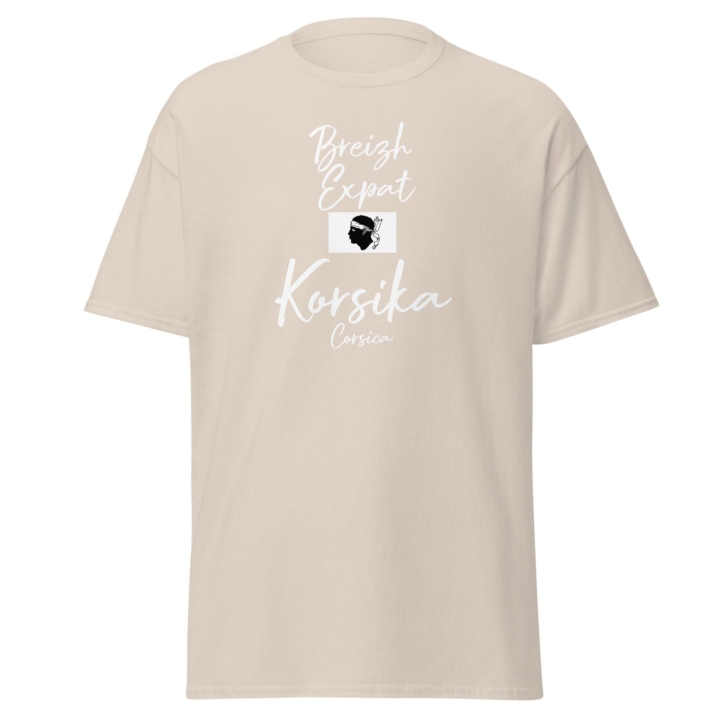 T-shirt Breizh Expat Bretons de Corse t-shirt Bevet Breizh Beige clair S