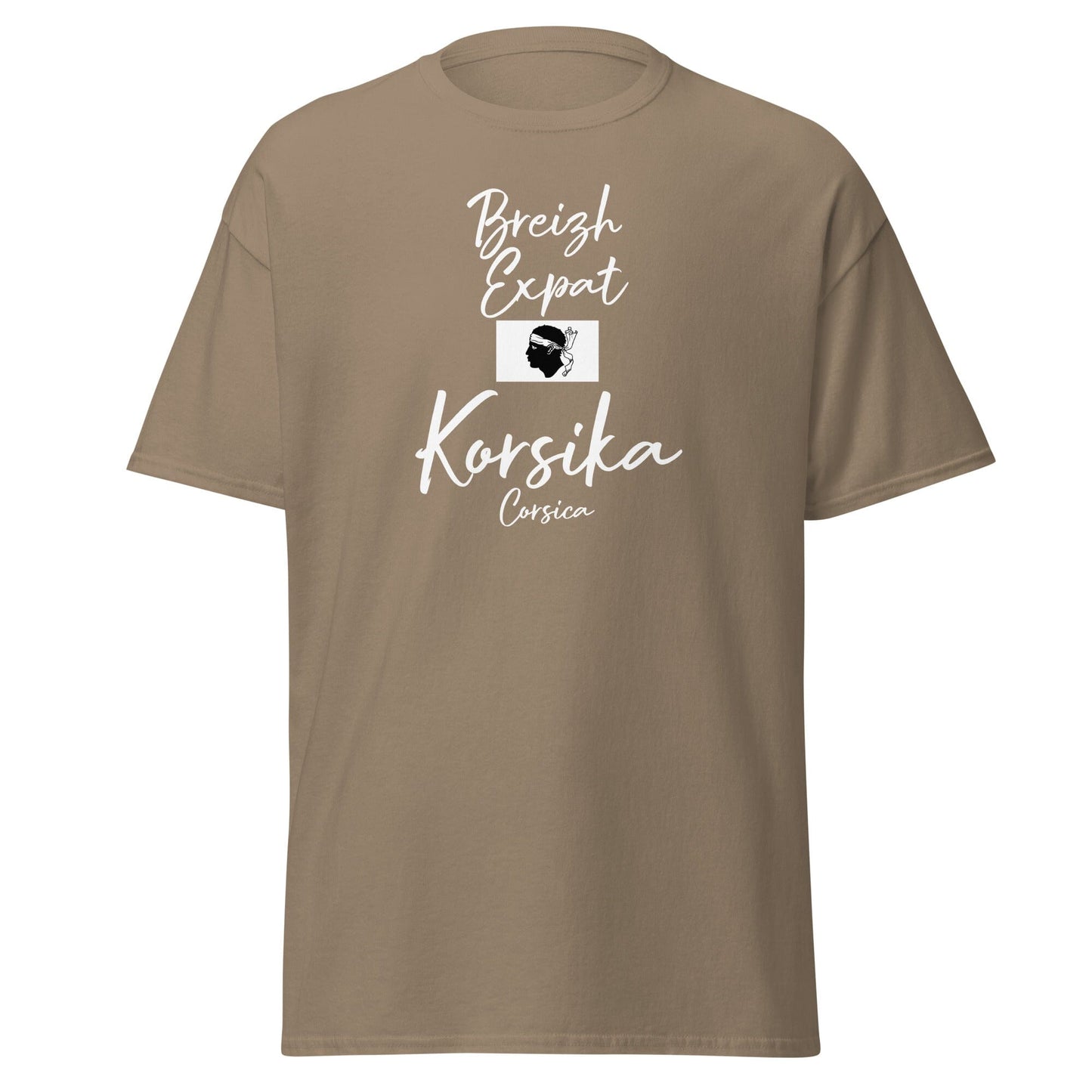 T-shirt Breizh Expat Bretons de Corse t-shirt Bevet Breizh Brown Savana S
