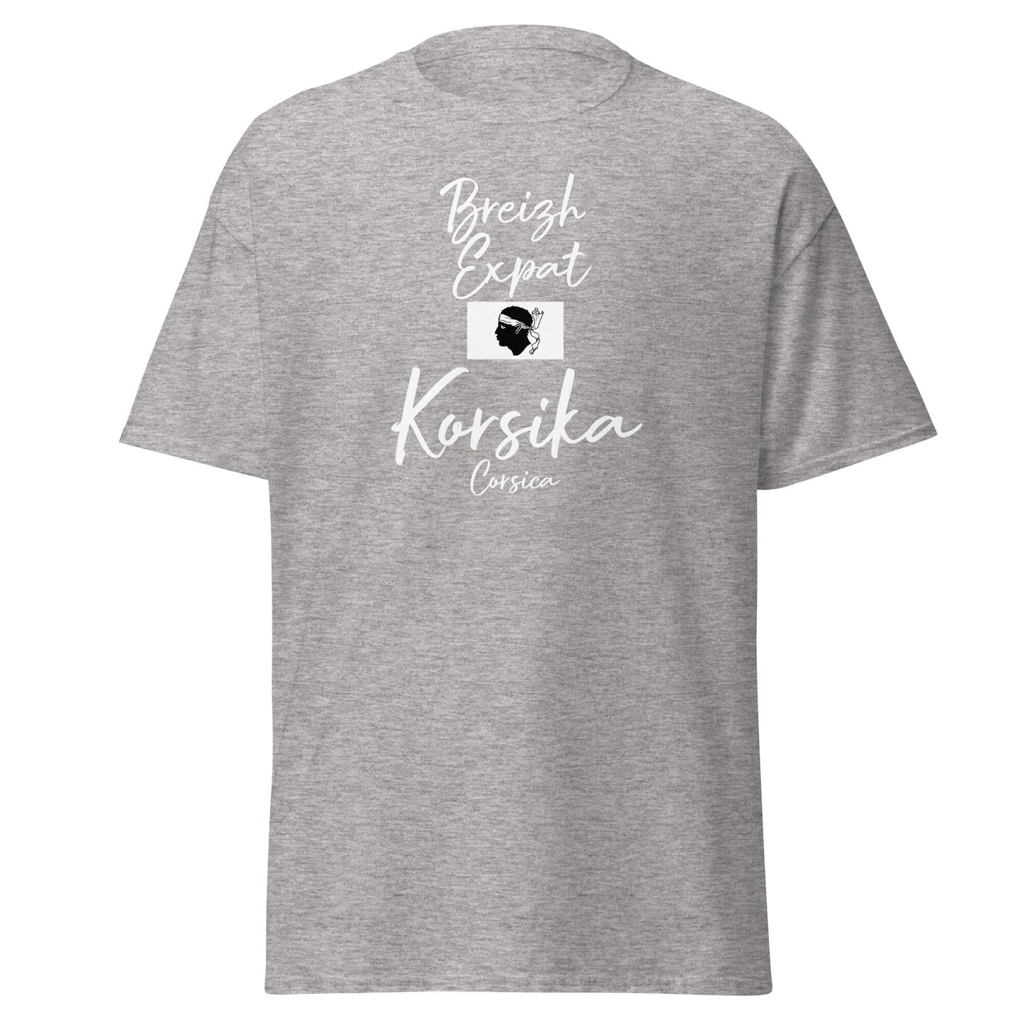 T-shirt Breizh Expat Bretons de Corse t-shirt Bevet Breizh Gris Sport S