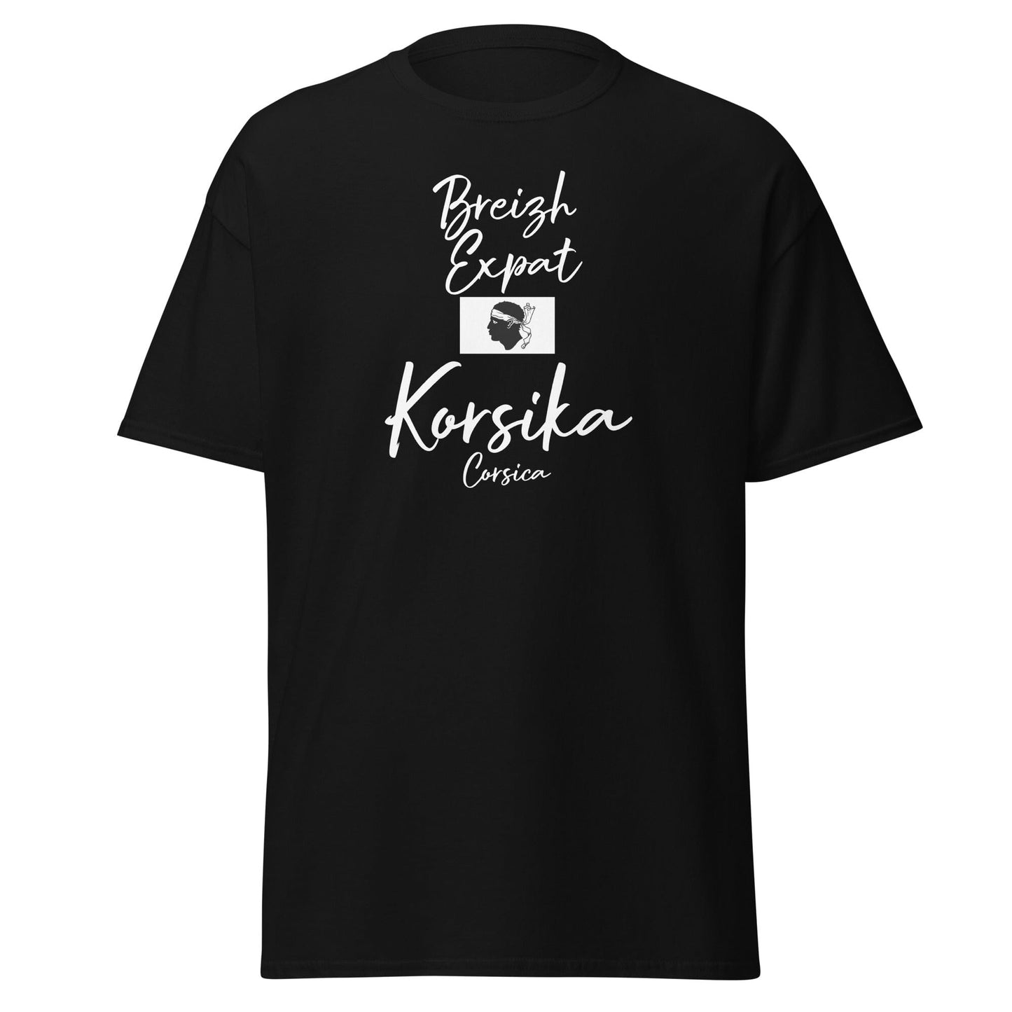 T-shirt Breizh Expat Bretons de Corse t-shirt Bevet Breizh Noir S
