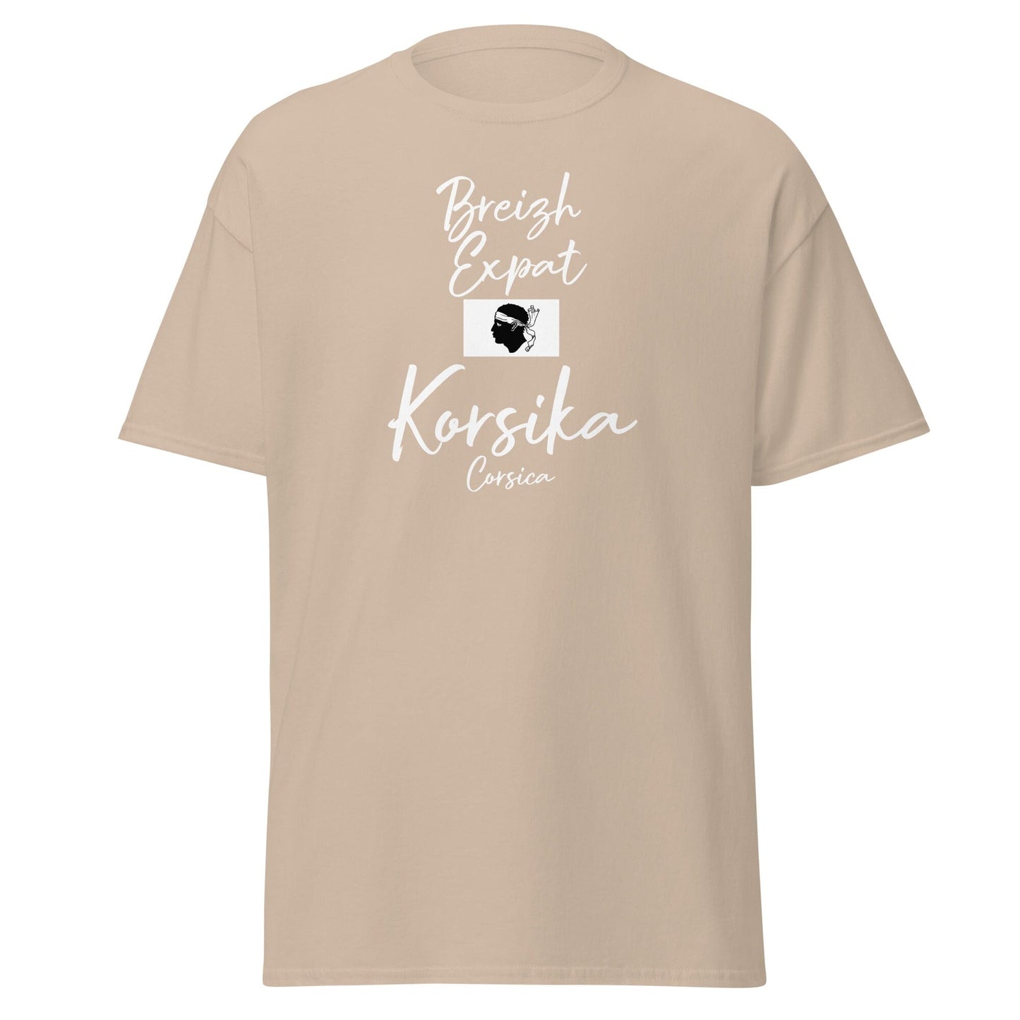 T-shirt Breizh Expat Bretons de Corse t-shirt Bevet Breizh Sable S