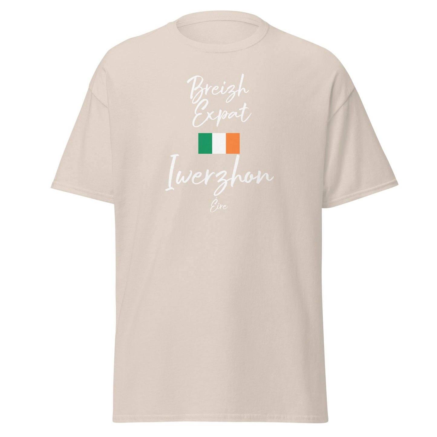 T-shirt Breizh Expat Bretons d'Irlande t-shirt Bevet Breizh Beige clair S