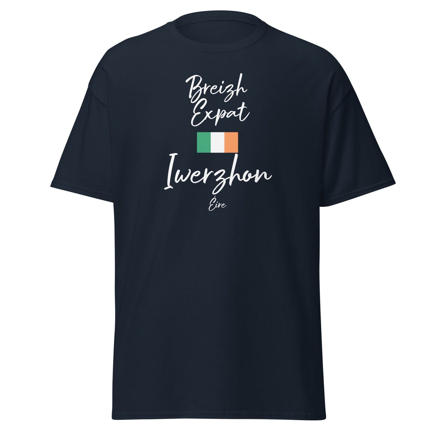 T-shirt Breizh Expat Bretons d'Irlande t-shirt Bevet Breizh Bleu Marine S