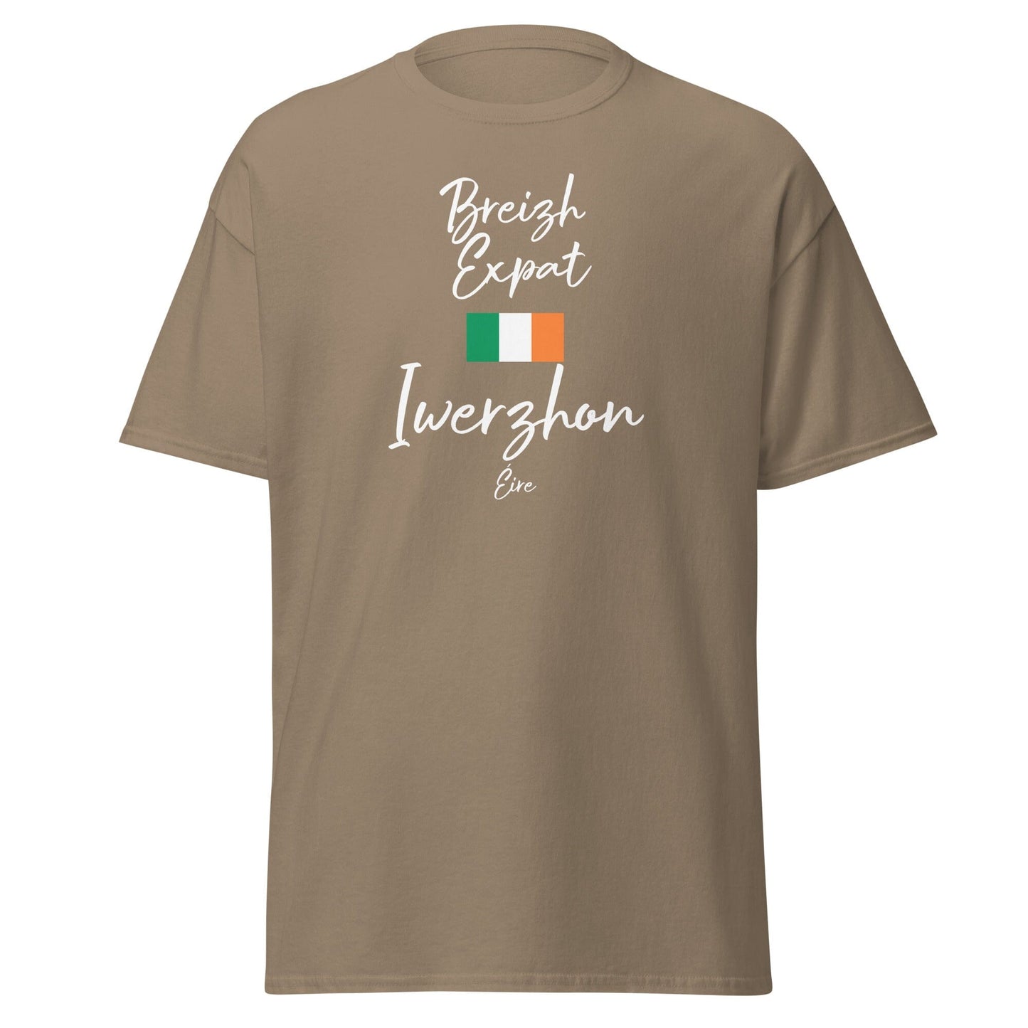 T-shirt Breizh Expat Bretons d'Irlande t-shirt Bevet Breizh Brown Savana S