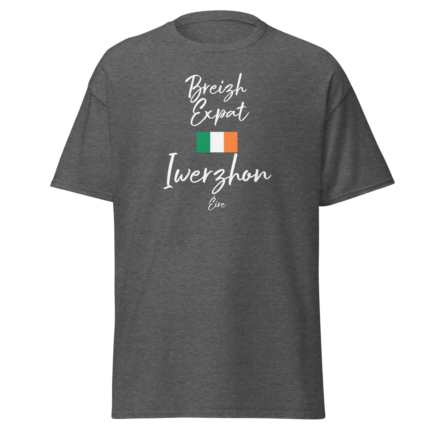T-shirt Breizh Expat Bretons d'Irlande t-shirt Bevet Breizh Gris Foncé Chiné S