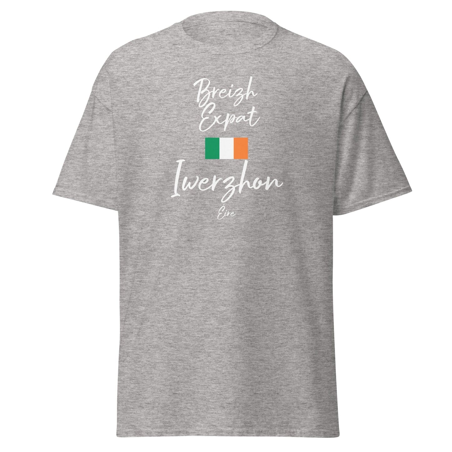 T-shirt Breizh Expat Bretons d'Irlande t-shirt Bevet Breizh Gris Sport S