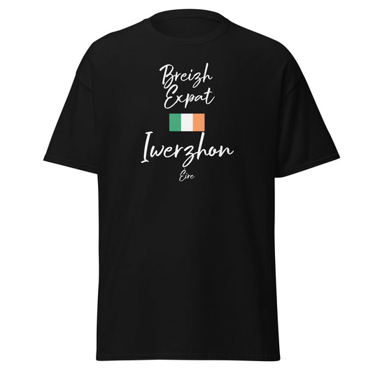 T-shirt Breizh Expat Bretons d'Irlande t-shirt Bevet Breizh Noir S