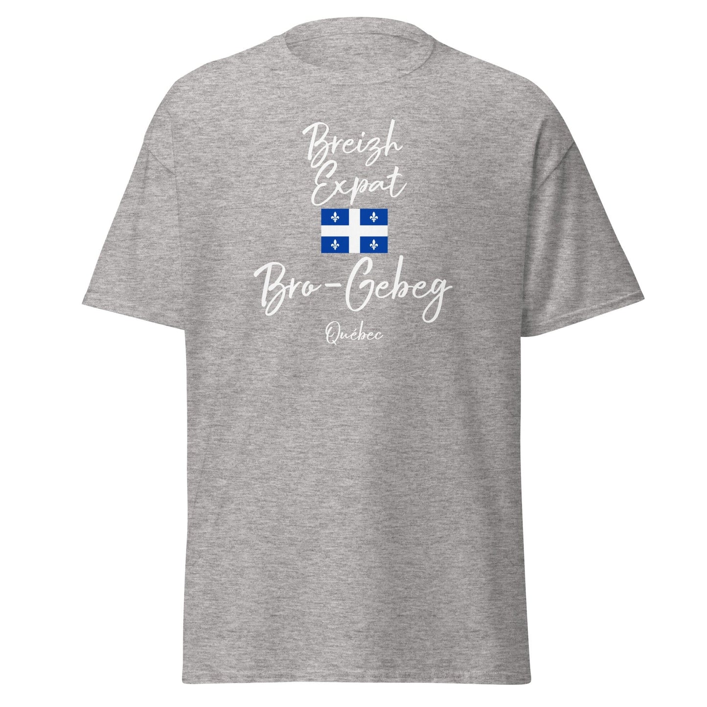 T-shirt Breizh Expat Bretons du Québec t-shirt Bevet Breizh Gris Sport S