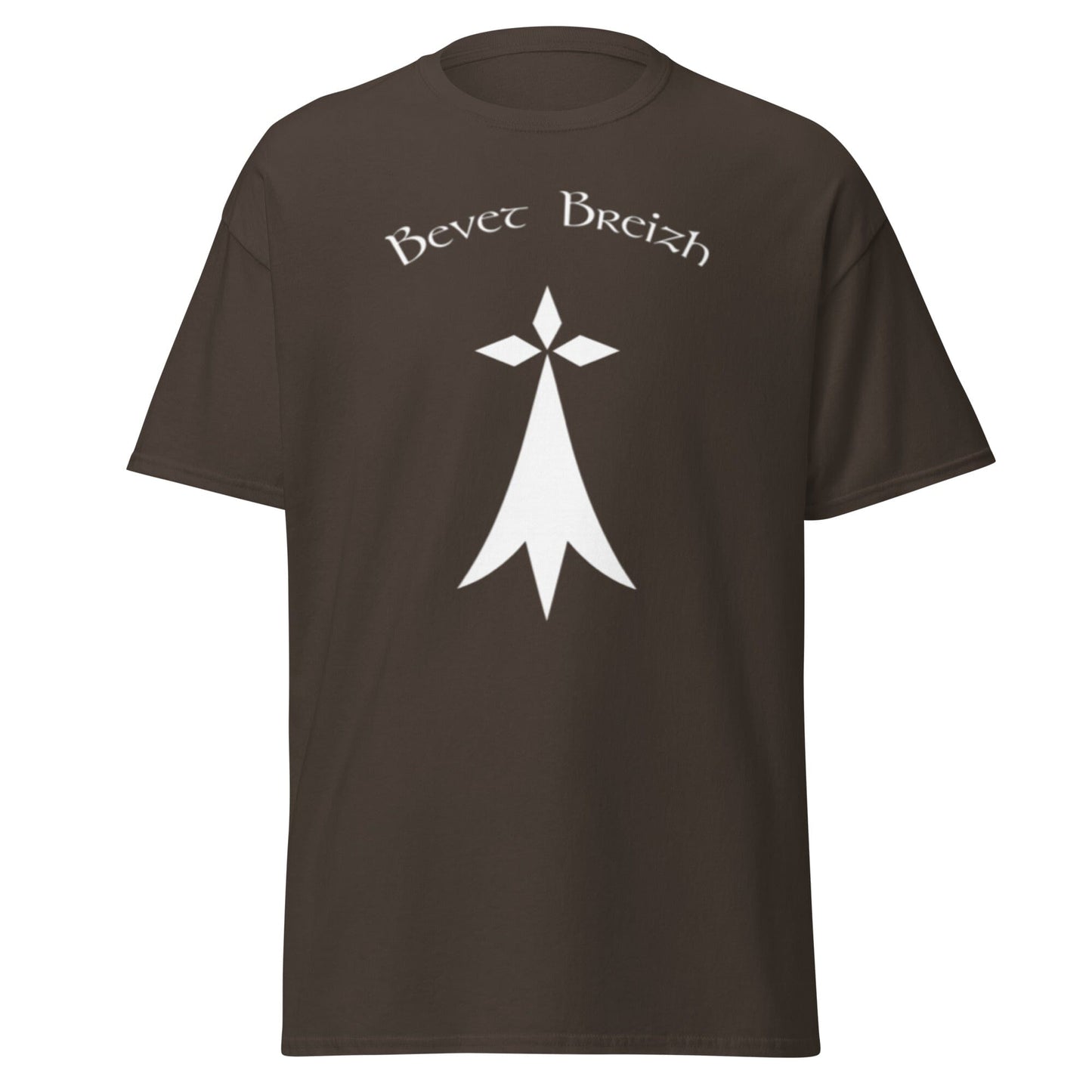 T-shirt Bro Gozh Ma Zadoù pour homme Bevet Breizh Chocolat Noir S