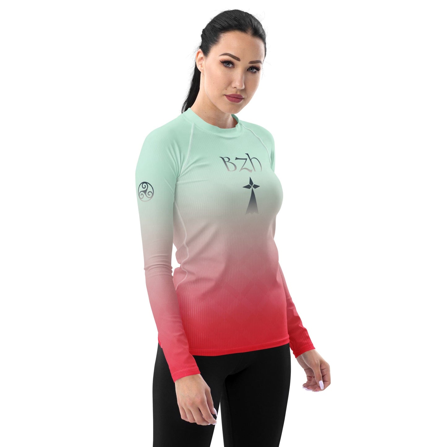 T-shirt de Compression (rashguard) pour Femme BZH rashguard Bevet Breizh