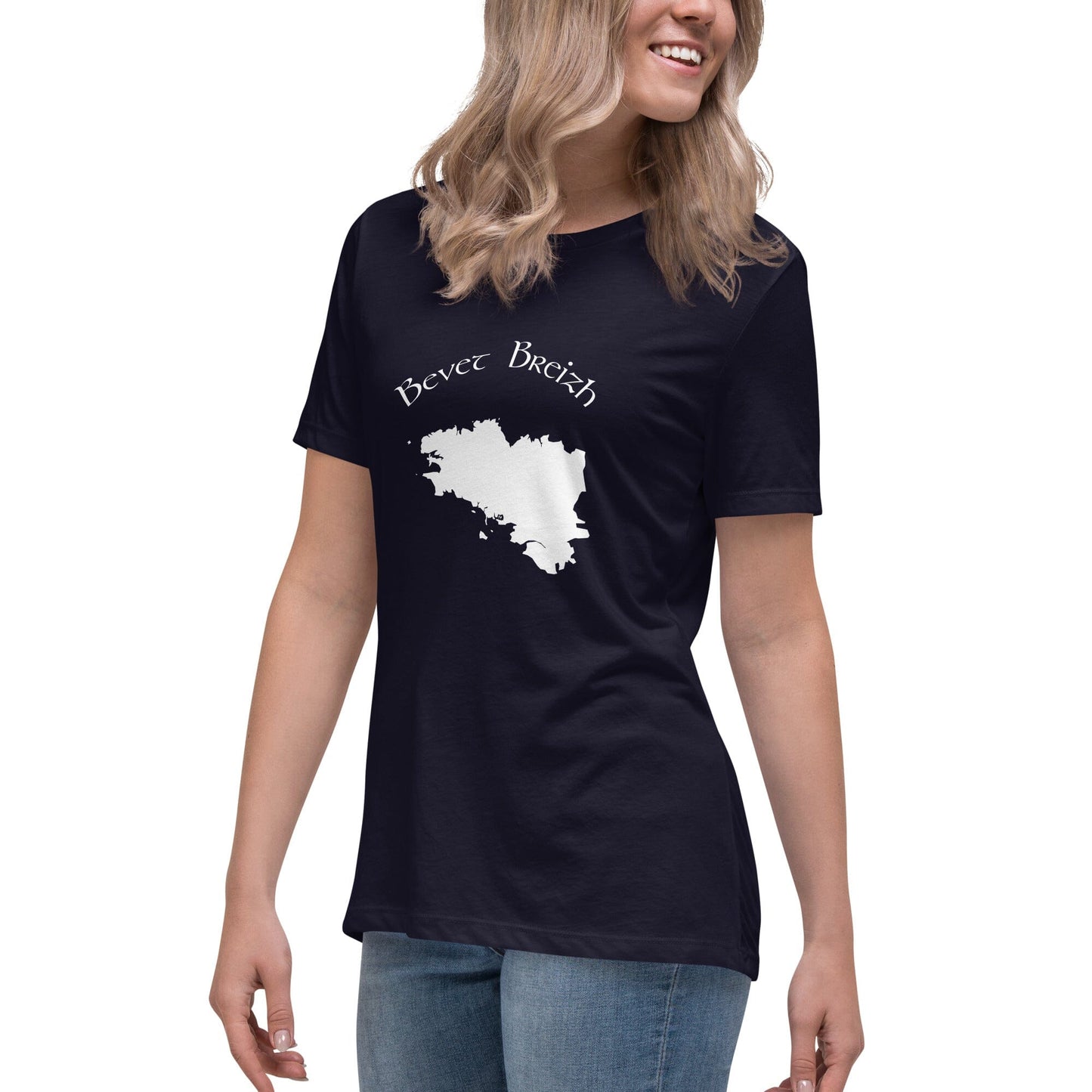 T-shirt Décontracté pour Femme Bevet breizh Bevet Breizh Bleu Marine S
