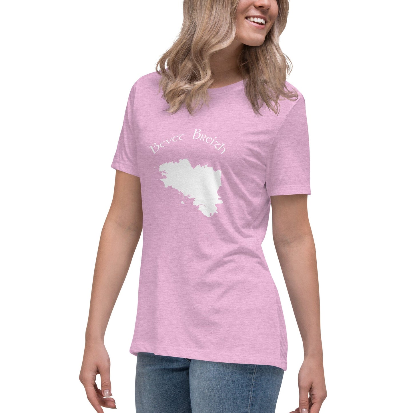 T-shirt Décontracté pour Femme Bevet breizh Bevet Breizh Lilas Chiné S