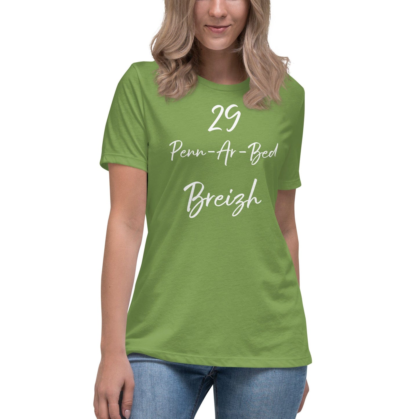T-shirt femme 29 Penn-Ar-Bed Breizh Bevet Breizh Vert gazon S