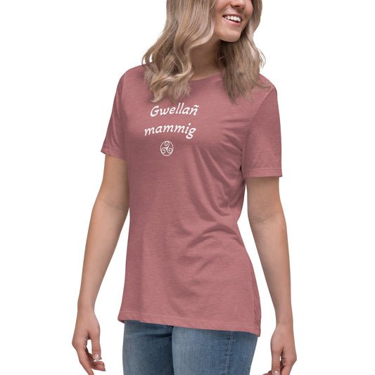 T-shirt Femme gwellañ mammig t-shirt Bevet Breizh