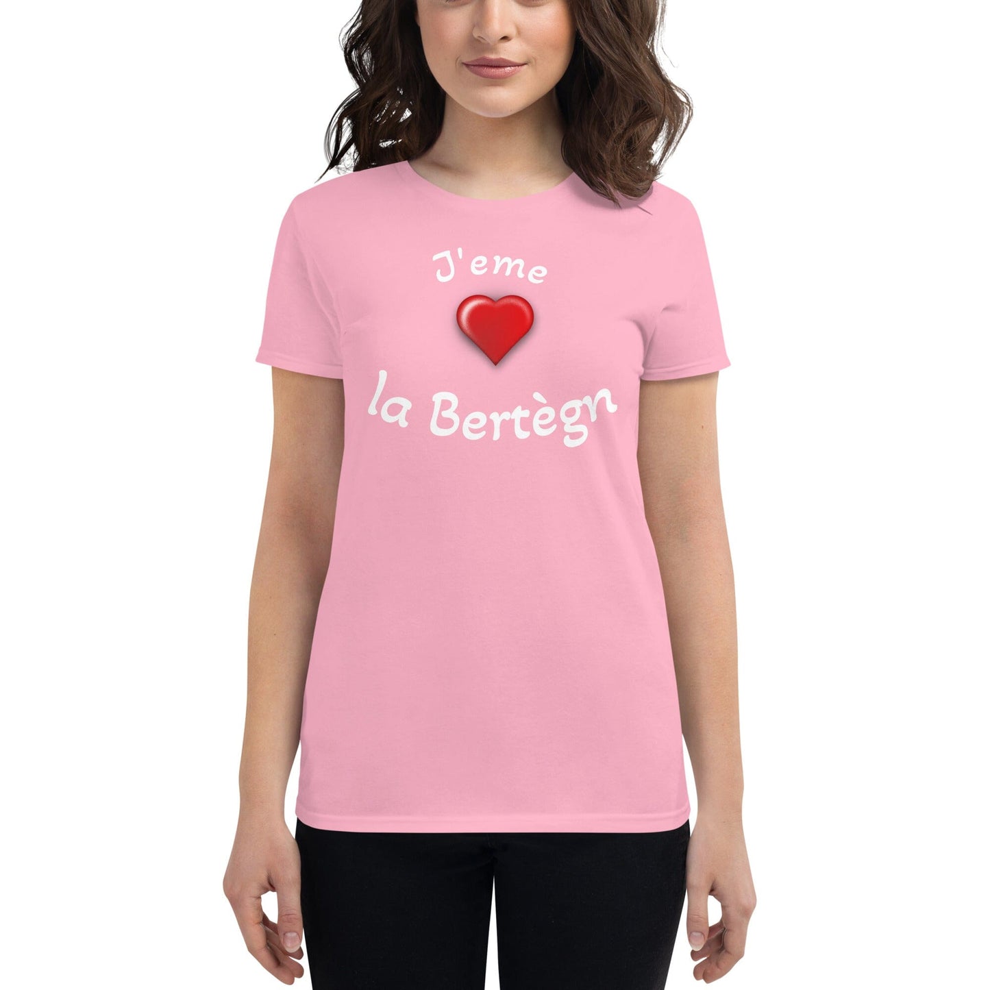 T-shirt femme j'eme la Bertègn t-shirt Bevet Breizh Charity Pink S