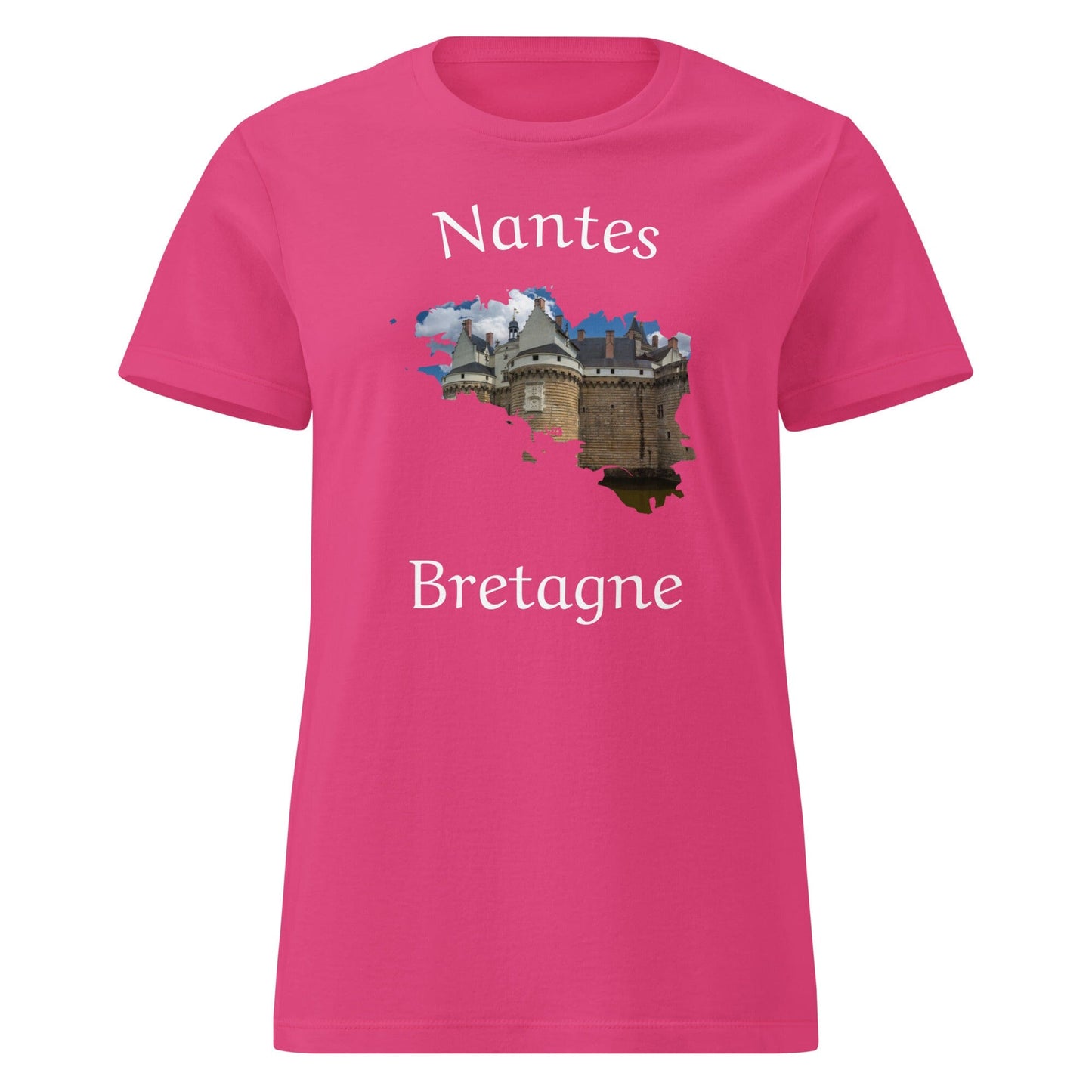T-shirt femme Nantes en Bretagne t-shirt Bevet Breizh Heliconia S