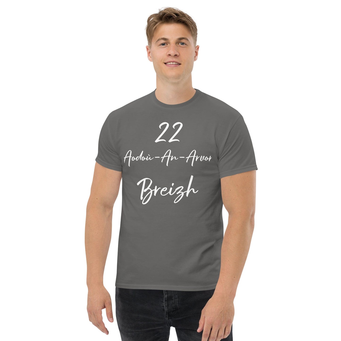 T-shirt homme 22 Aodoù-An-Arvor Breizh Bevet Breizh Anthracite S