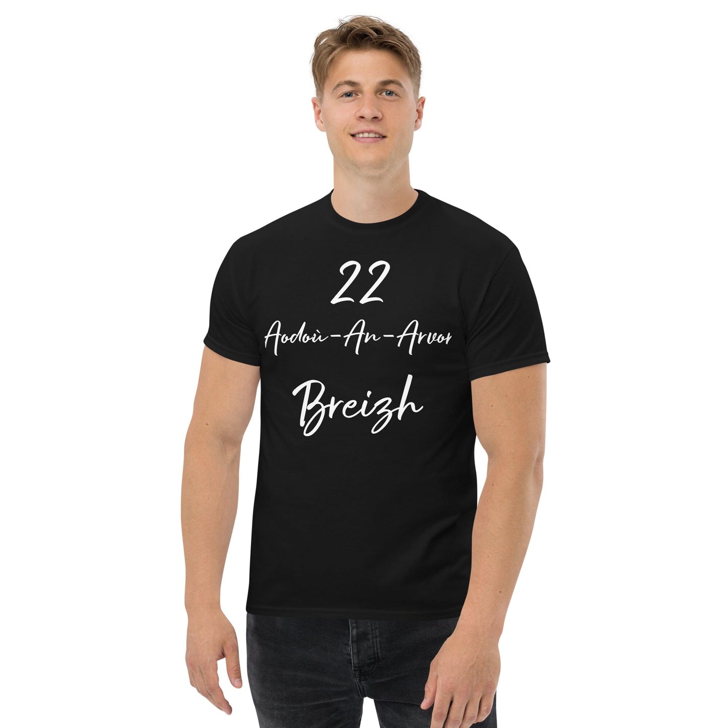 T-shirt homme 22 Aodoù-An-Arvor Breizh Bevet Breizh Noir S