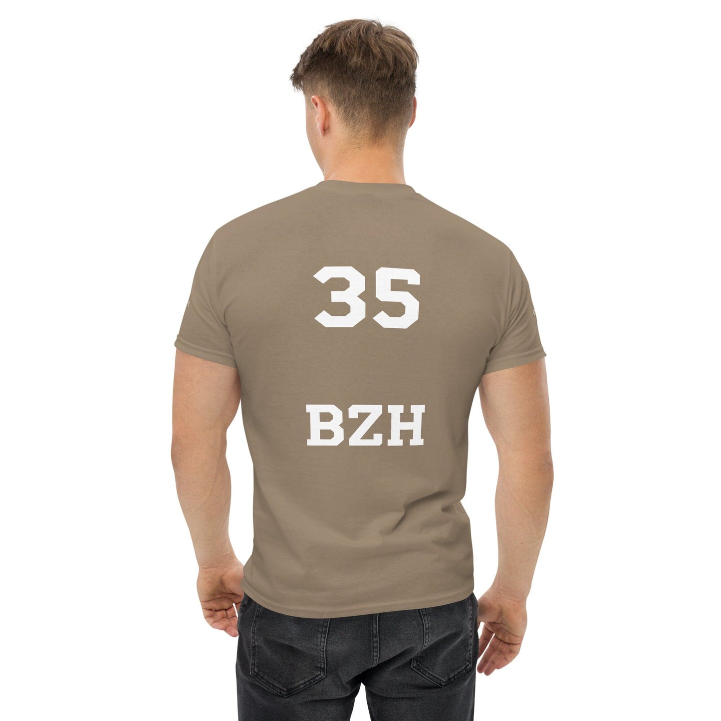 T-shirt homme ''35 BZH'' Bevet Breizh Brown Savana S