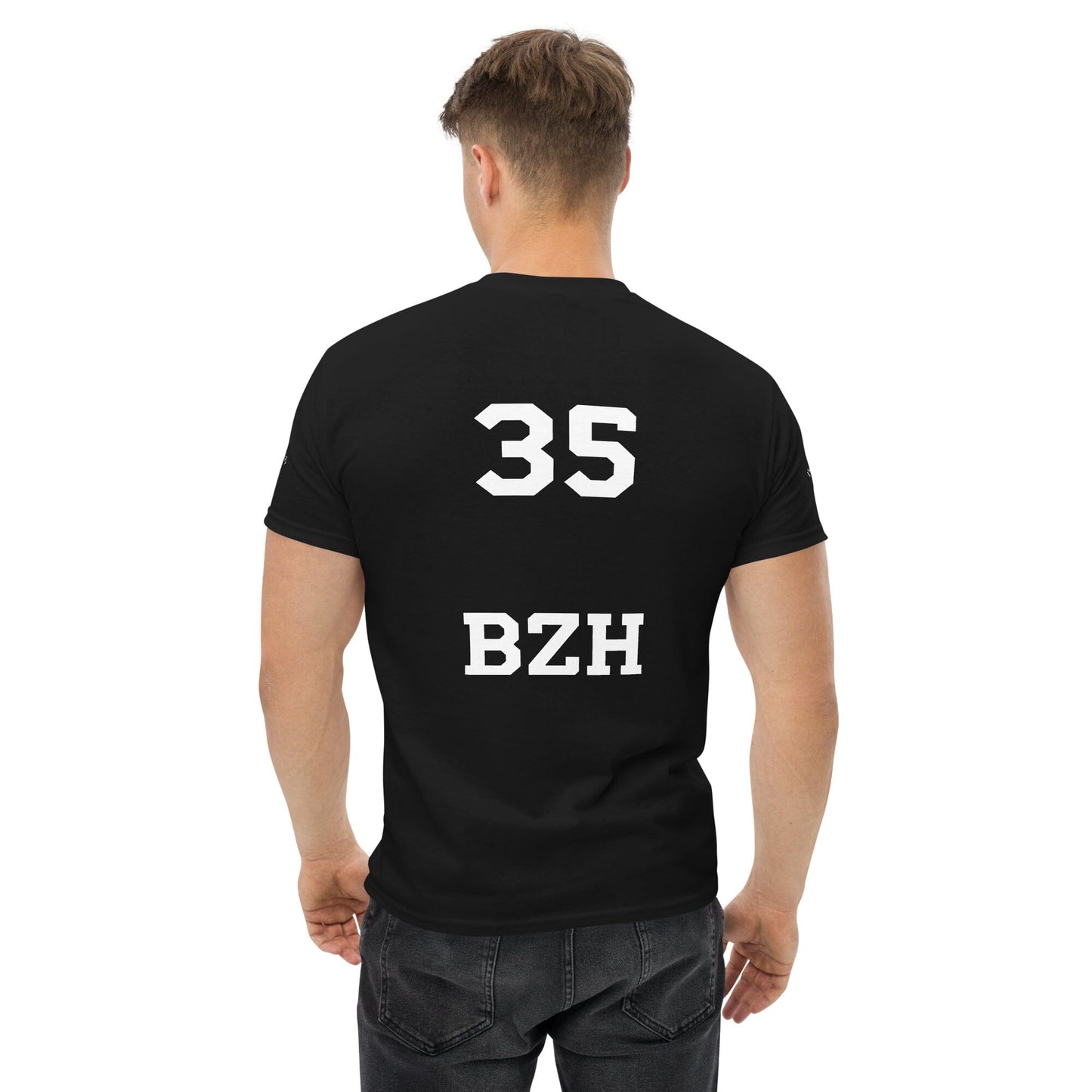 T-shirt homme ''35 BZH'' Bevet Breizh Noir S
