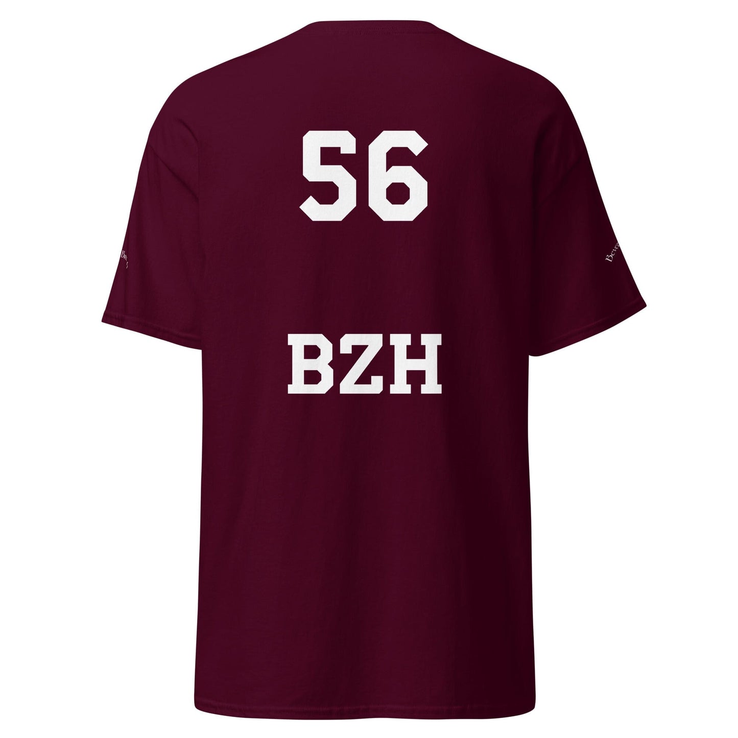 T-shirt homme 56 BZH t-shirt Bevet Breizh Bordeaux S