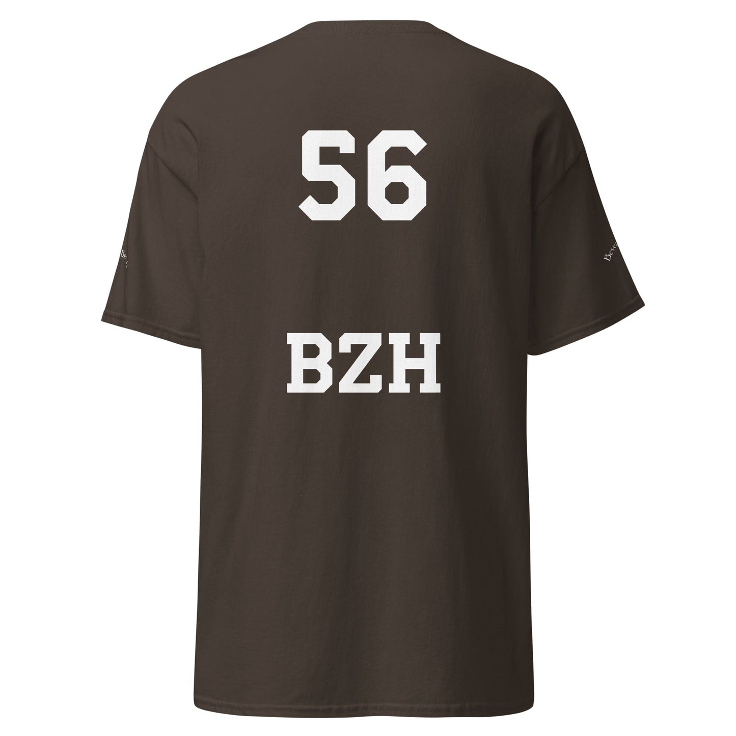 T-shirt homme 56 BZH t-shirt Bevet Breizh Chocolat Noir S