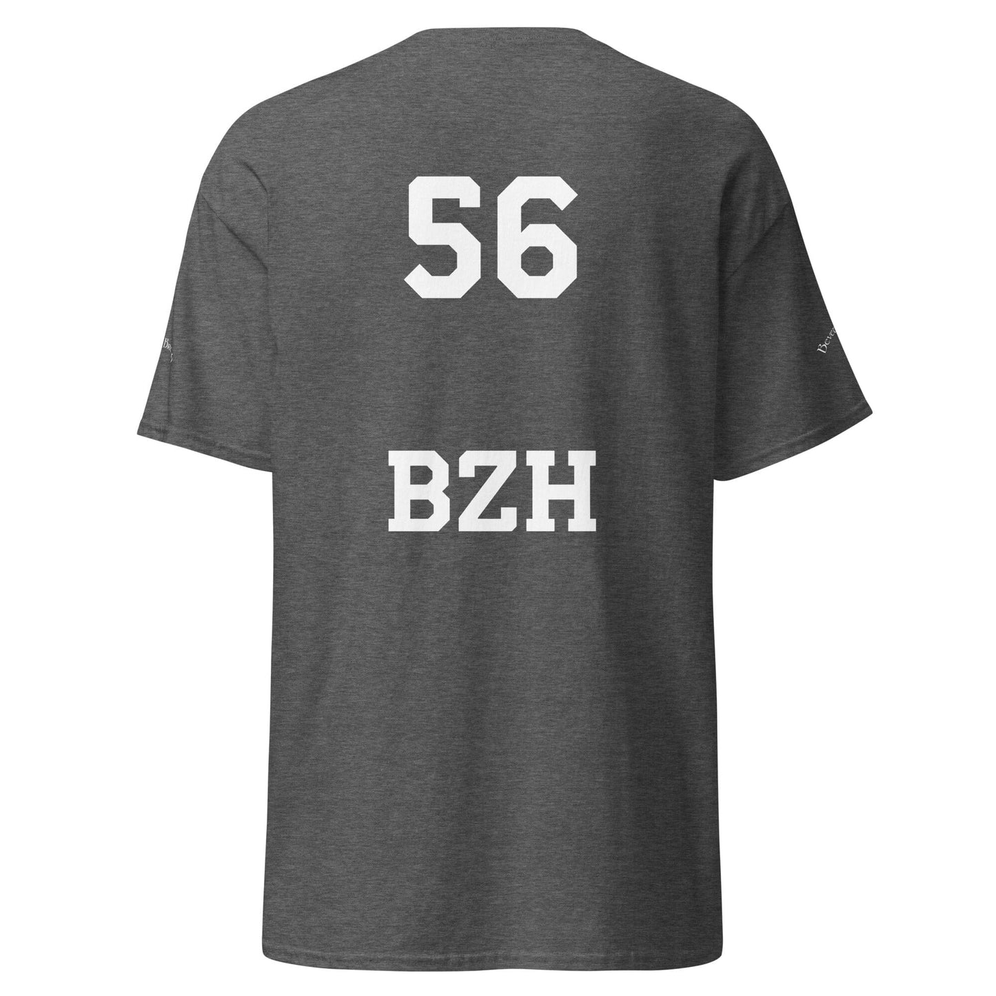 T-shirt homme 56 BZH t-shirt Bevet Breizh Gris Foncé Chiné S