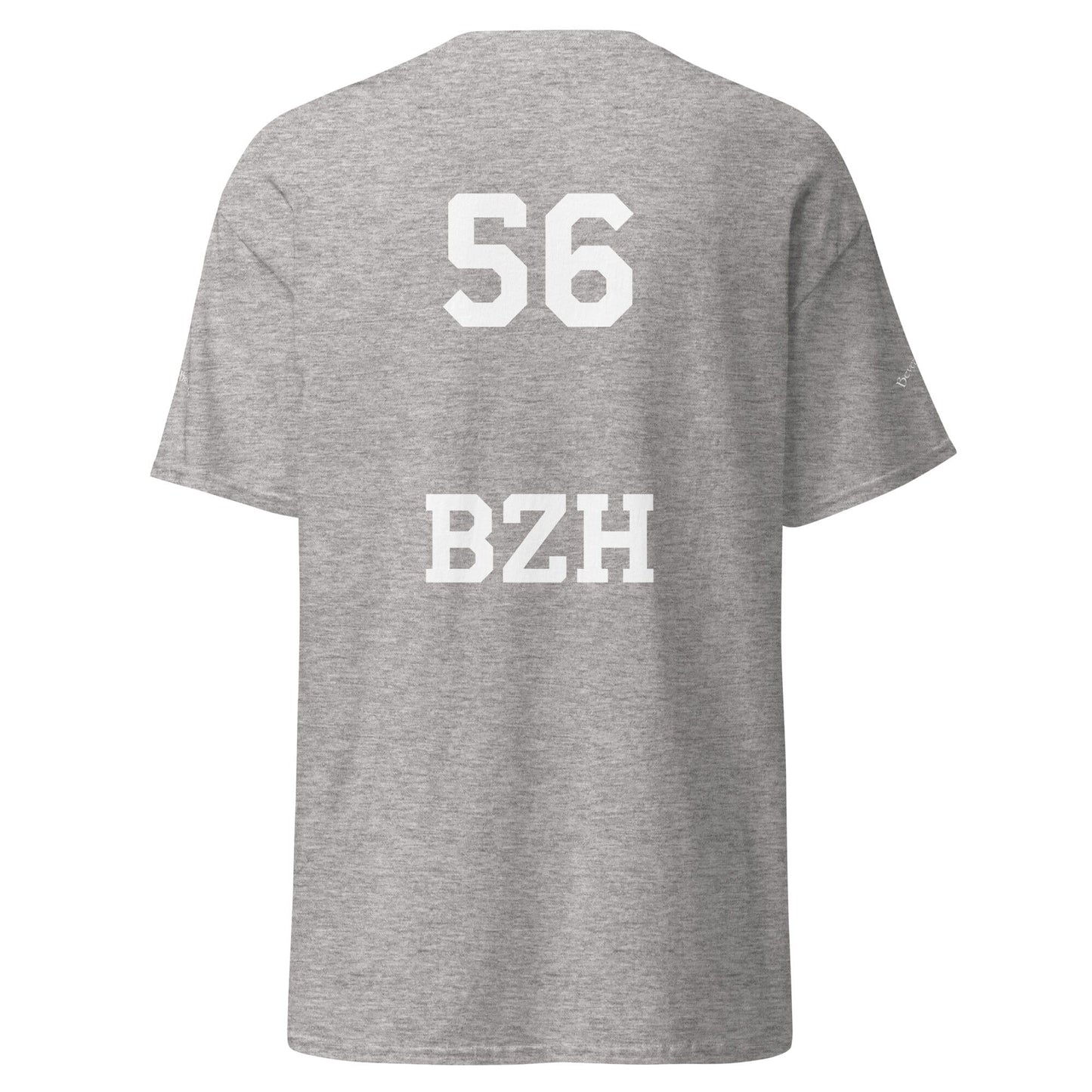 T-shirt homme 56 BZH t-shirt Bevet Breizh Gris Sport S