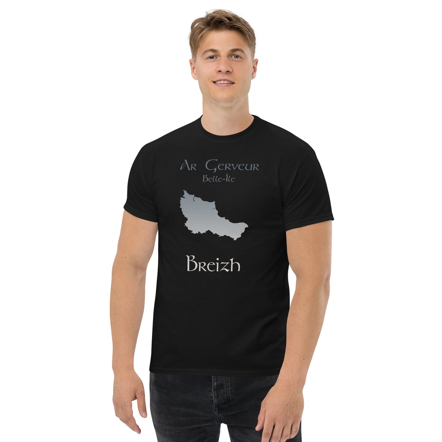 T-shirt homme Ar Gerveur Belle-Île Breizh t-shirt Bevet Breizh