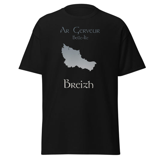 T-shirt homme Ar Gerveur Belle-Île Breizh t-shirt Bevet Breizh Noir S