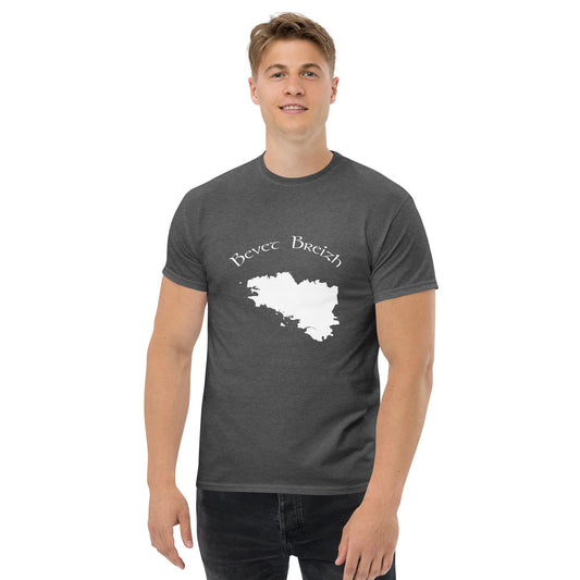 T-shirt homme Bevet Breizh Bevet Breizh Gris Foncé Chiné S