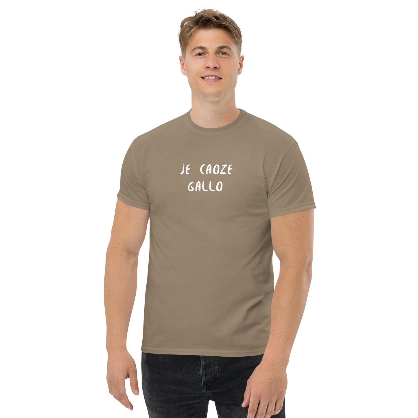 T-shirt homme je caoze gallo t-shirt Bevet Breizh Brown Savana S
