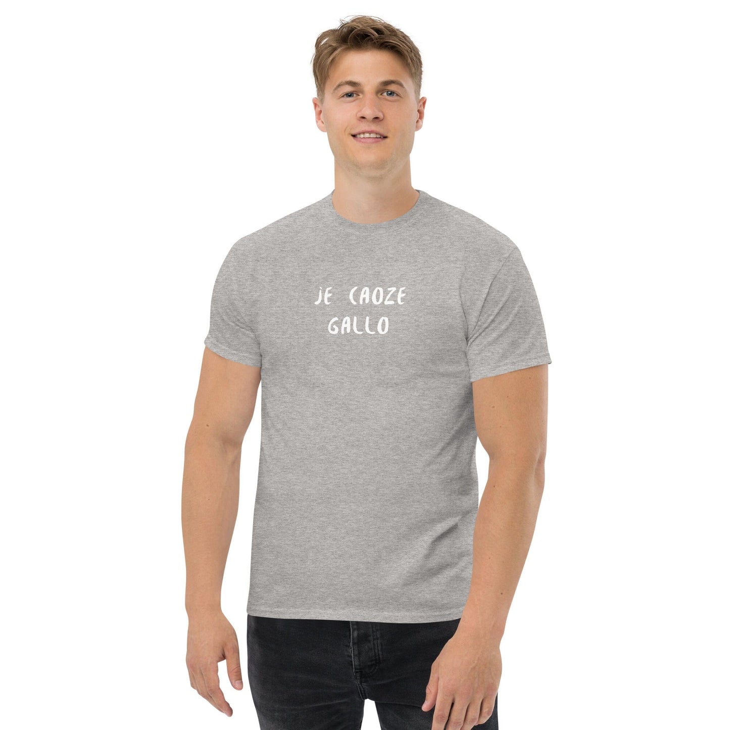 T-shirt homme je caoze gallo t-shirt Bevet Breizh Gris Sport S