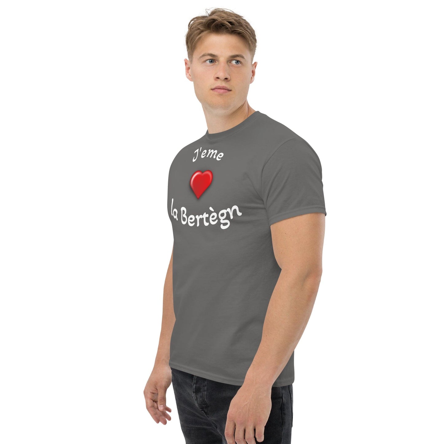 T-shirt homme J'eme la Bertègn t-shirt Bevet Breizh Anthracite S
