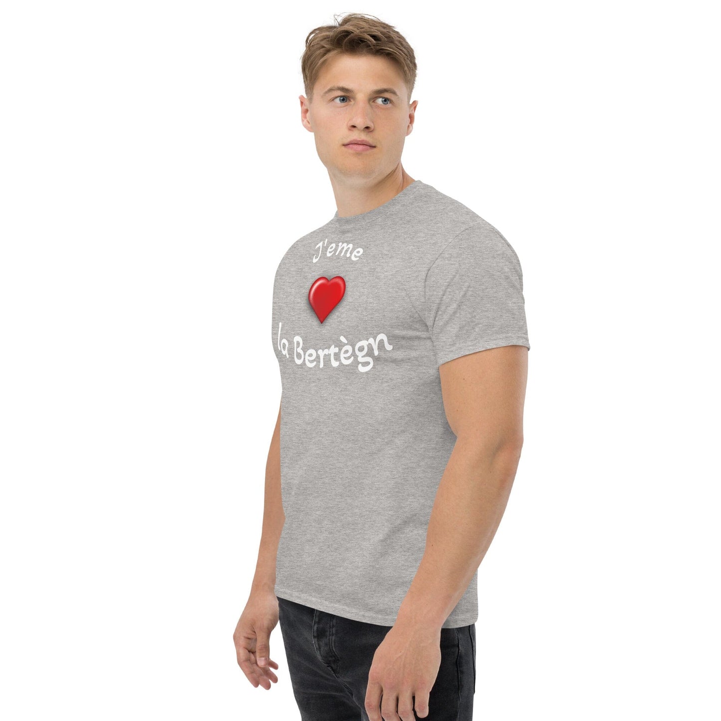 T-shirt homme J'eme la Bertègn t-shirt Bevet Breizh Gris Sport S