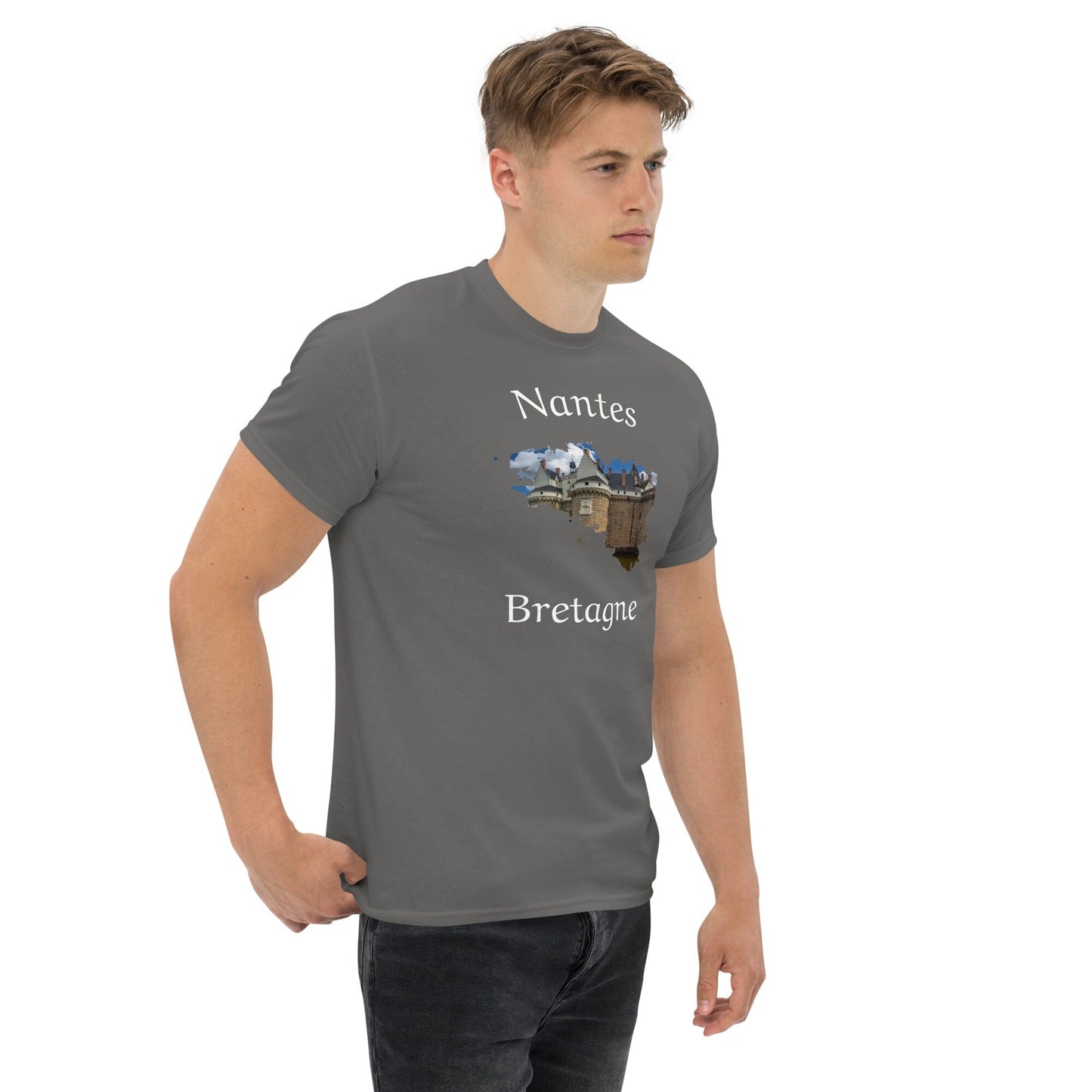 T-shirt homme Nantes en Bretagne t-shirt Bevet Breizh