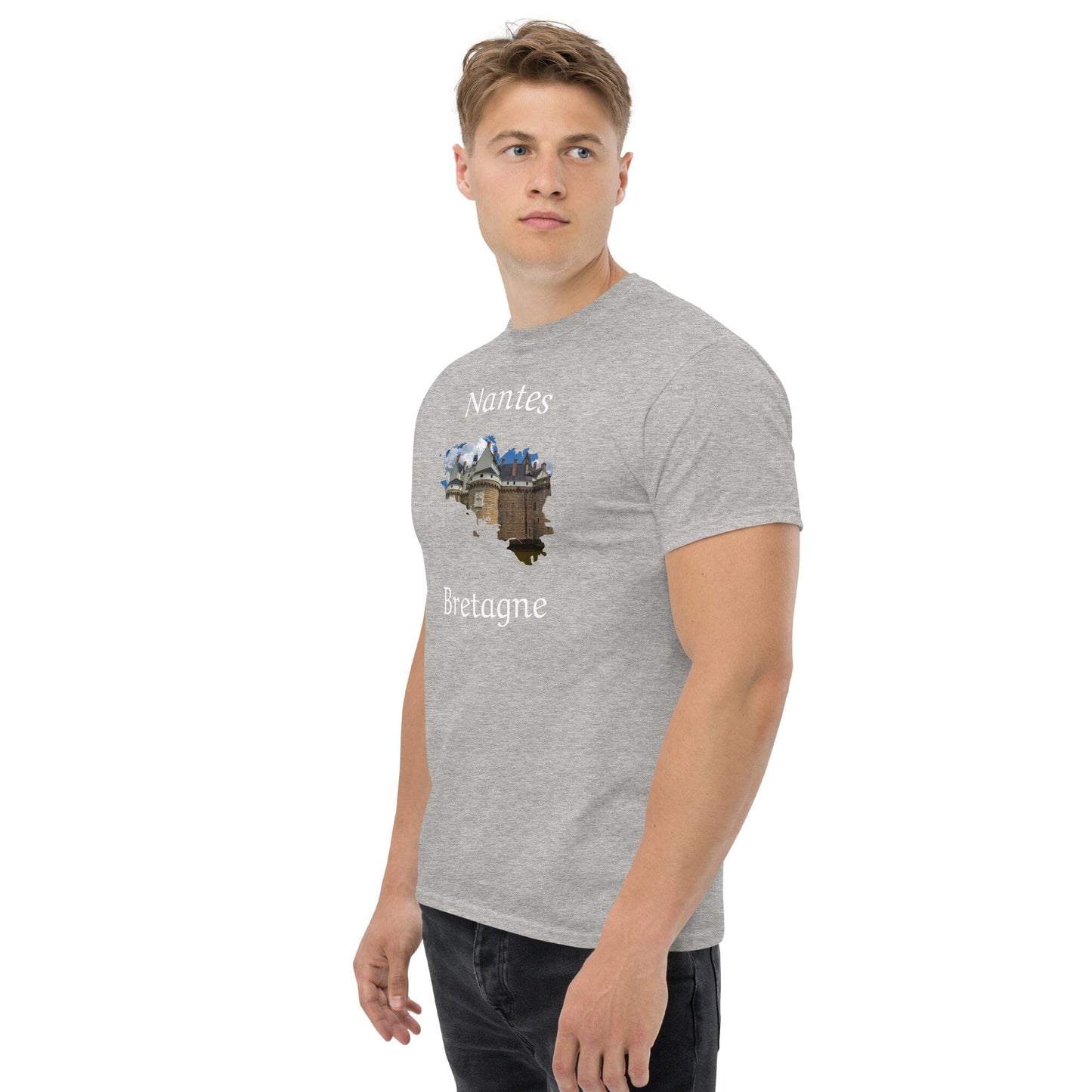 T-shirt homme Nantes en Bretagne t-shirt Bevet Breizh