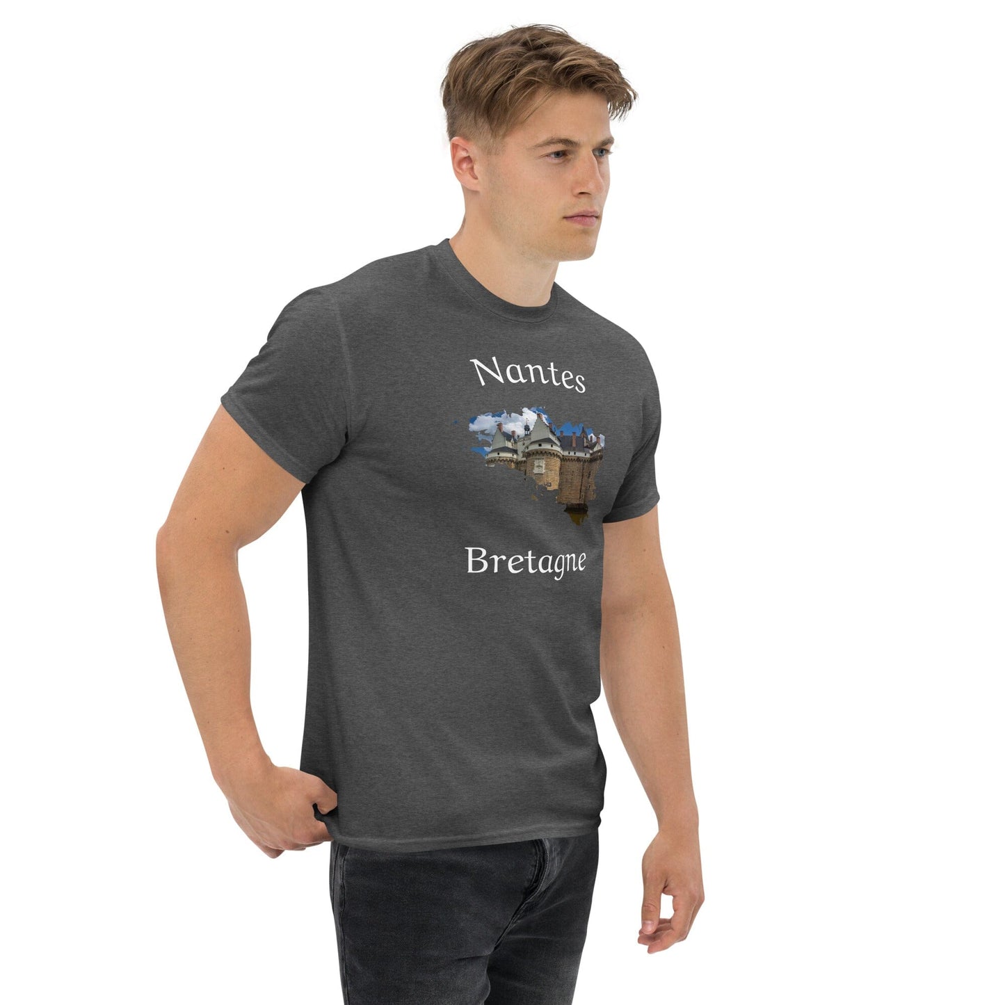 T-shirt homme Nantes en Bretagne t-shirt Bevet Breizh