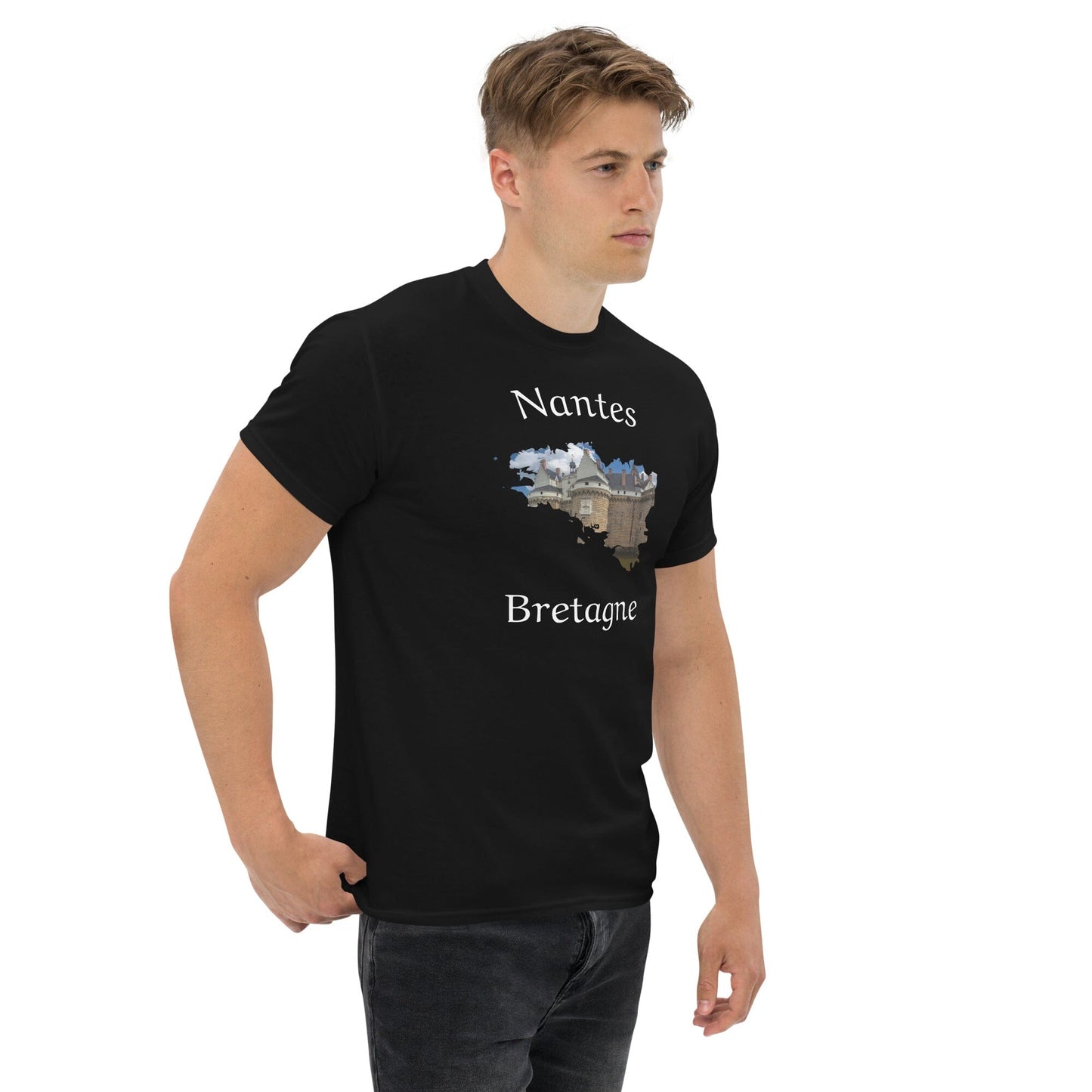 T-shirt homme Nantes en Bretagne t-shirt Bevet Breizh